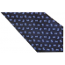 stropdas zwart blauwe strikjes